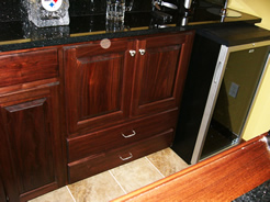 Space for wine refrigerator