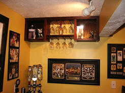 Display shelves & wine glass racks
