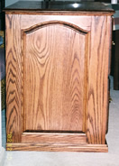 Arched raised panel sides