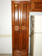 Pantry has appearance of four doors