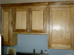 Wall cabinets above range