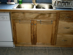 Wood grain blended on doors & drawers